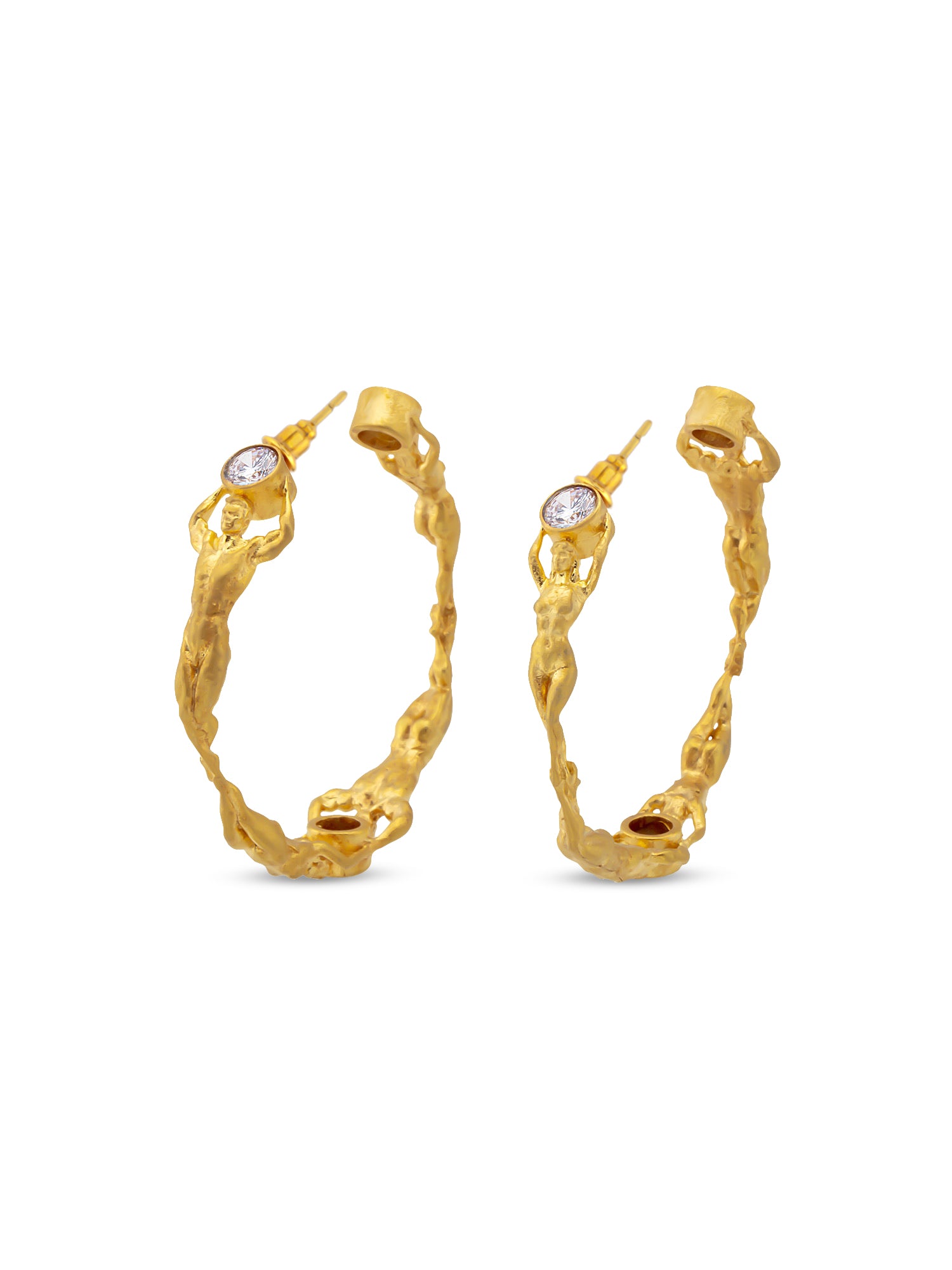 Eternal Soul Dance Hoop Earrings